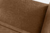 FEROX Narożnik w stylu loft tkanina skóropodobna brązowy lewy brązowy - zdjęcie 8