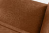 FEROX Narożnik w stylu loft tkanina skóropodobna rudy lewy rudy - zdjęcie 8
