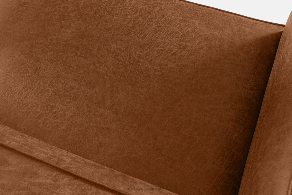 FEROX Narożnik w stylu loft tkanina skóropodobna rudy lewy rudy - zdjęcie 7