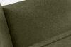 FEROX Sofa trzyosobowa w stylu loft tkanina skóropodobna zielony zielony - zdjęcie 8