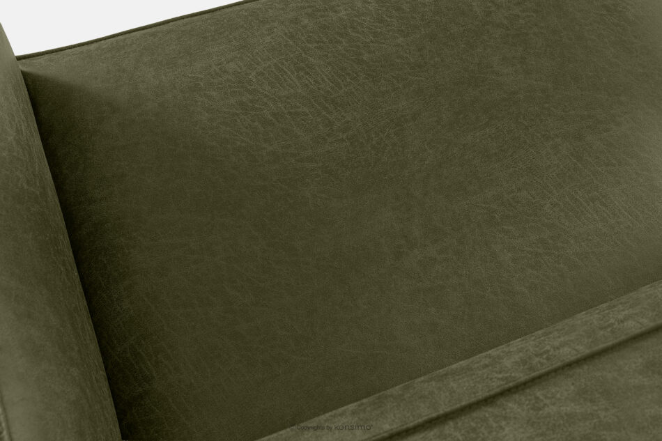 FEROX Sofa trzyosobowa w stylu loft tkanina skóropodobna zielony zielony - zdjęcie 7