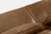 FEROX Sofa trzyosobowa w stylu loft tkanina skóropodobna brązowy brązowy - zdjęcie 5