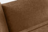 FEROX Sofa trzyosobowa w stylu loft tkanina skóropodobna brązowy brązowy - zdjęcie 8