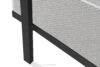 TRIGLO Puf ogrodowy na metalowych nóżkach ciemny szary/ciemny szary/biały ciemny szary/ciemny szary/biały - zdjęcie 6