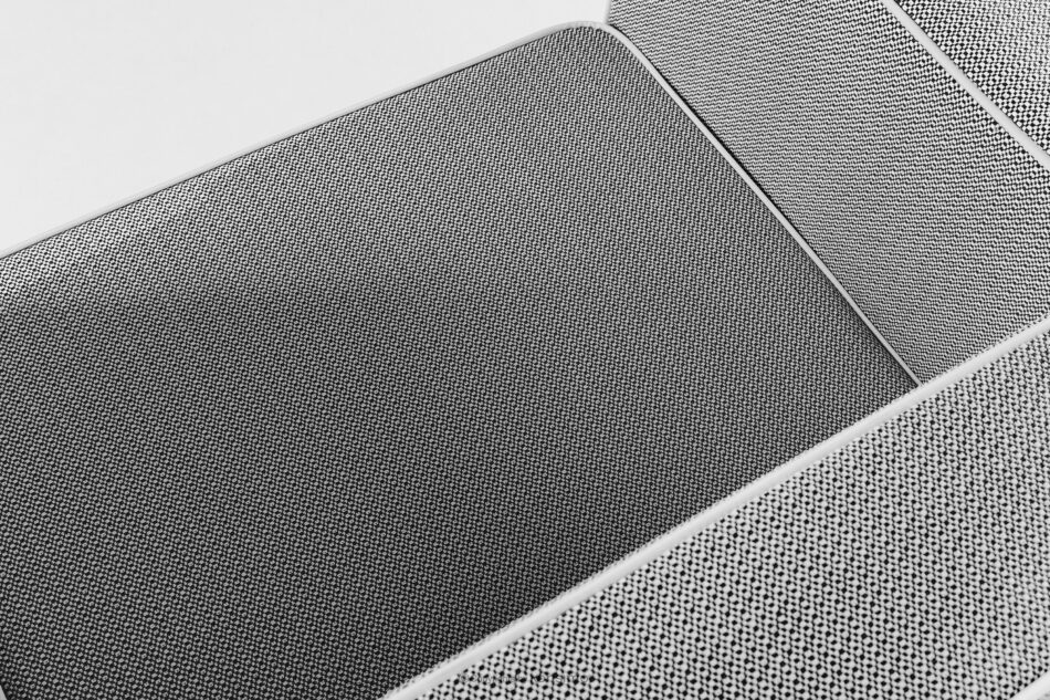 TRIGLO Nowoczesny fotel ogrodowy na metalowych nóżkachciemny szary/czarny/biały ciemny szary/czarny/biały - zdjęcie 7