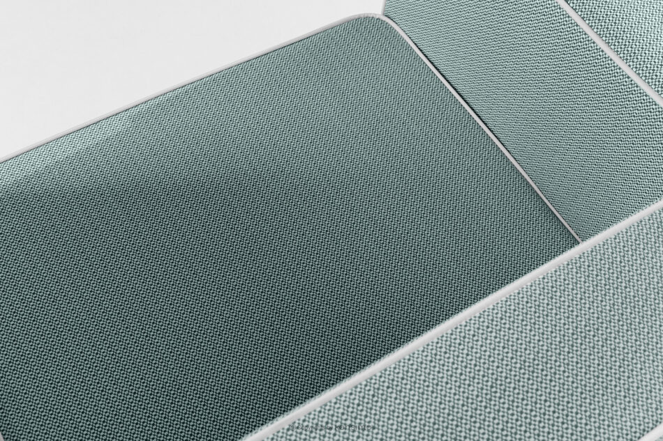 TRIGLO Nowoczesny fotel ogrodowy na metalowych nóżkachciemny szary/ciemny zielony/biały ciemny szary/ciemny zielony/biały - zdjęcie 7