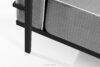 TRIGLO Nowoczesna sofa ogrodowa 2 na metalowych nóżkach ciemny szary/czarny/biały ciemny szary/czarny/biały - zdjęcie 7
