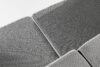 TRIGLO Zestaw mebli ogrodowych 2x fotel, sofa dwuosobowa, stolik ciemny szary/czarny/biały ciemny szary/czarny/biały - zdjęcie 13