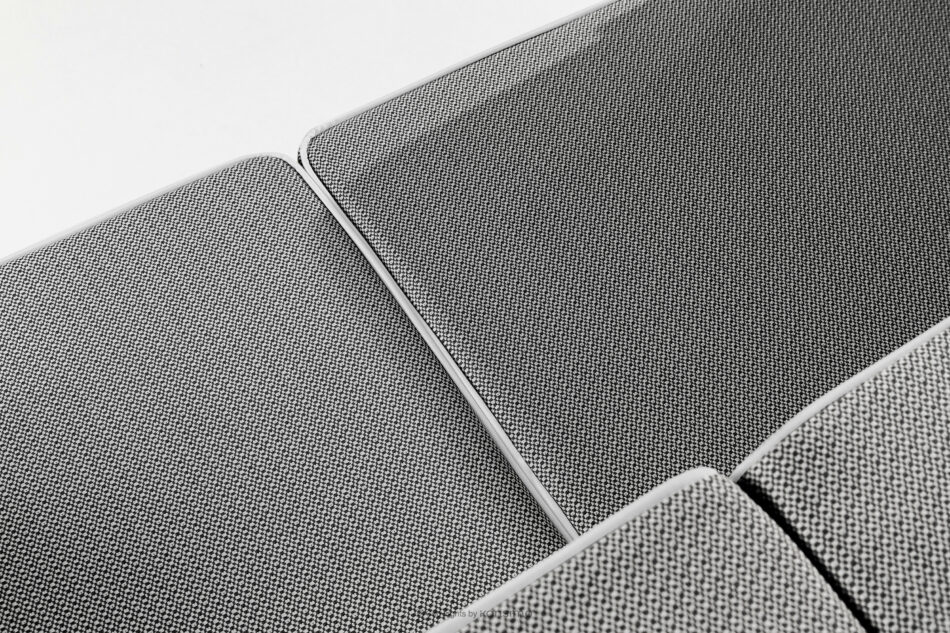 TRIGLO Zestaw mebli ogrodowych 2x fotel, sofa dwuosobowa, stolik ciemny szary/czarny/biały ciemny szary/czarny/biały - zdjęcie 12