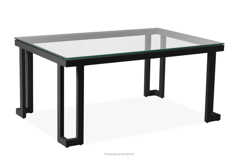 TRIGLO Zestaw mebli ogrodowych 2x fotel, sofa dwuosobowa, stolik ciemny szary/ciemny szary/biały ciemny szary/ciemny szary/biały - zdjęcie 14