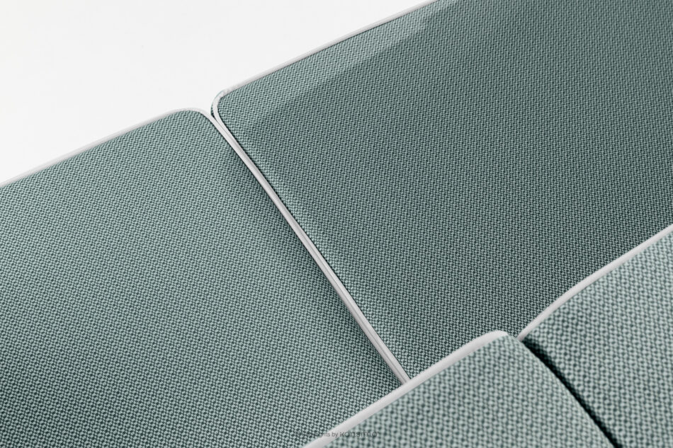 TRIGLO Zestaw mebli ogrodowych 2x fotel, sofa dwuosobowa, stolik ciemny szary/ciemny zielony/biały ciemny szary/ciemny zielony/biały - zdjęcie 12