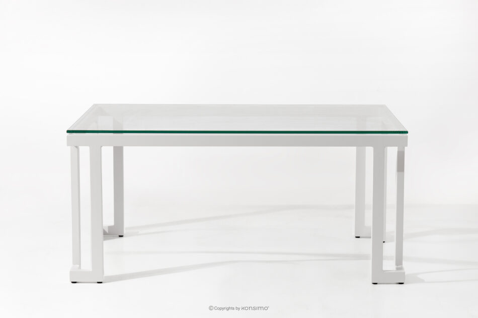 TRIGLO Zestaw mebli ogrodowych 2x fotel, sofa trzyosobowa, stolik biały/jasny zielony/biały biały/jasny zielony/biały - zdjęcie 18