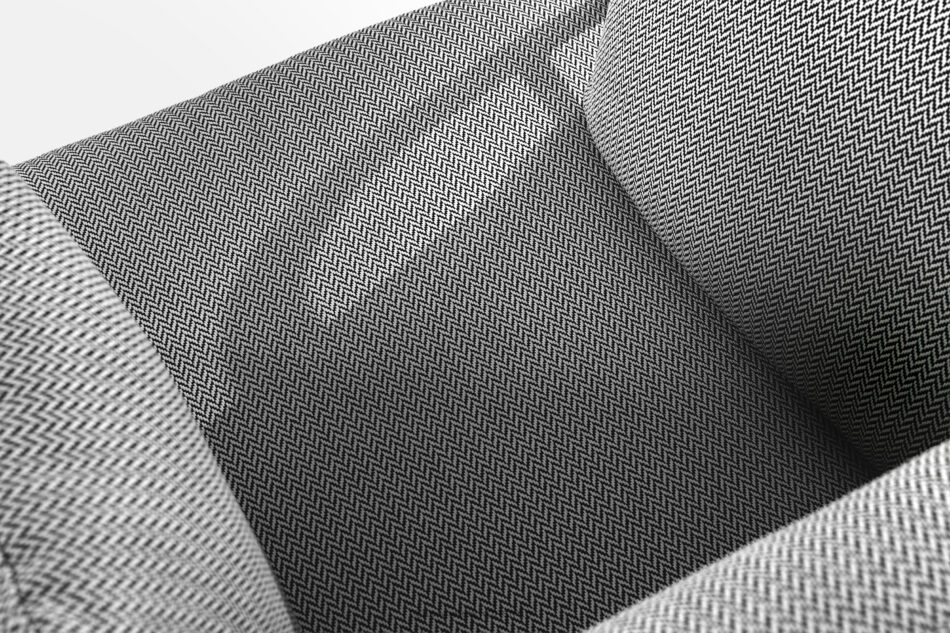 RAMBE Loftowy fotel ogrodowy na metalowych nogach antracytowy/czarny/biały antracytowy/czarny/biały - zdjęcie 5