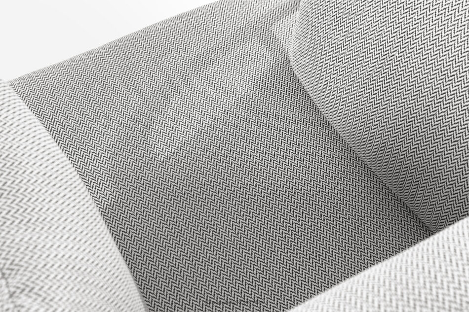 RAMBE Loftowy fotel ogrodowy na metalowych nogach antracytowy/ciemny szary/biały antracytowy/ciemny szary/biały - zdjęcie 5