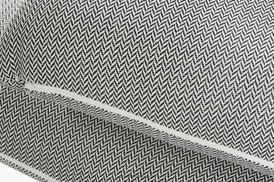 RAMBE Loftowa sofa ogrodowa 2 na metalowych nogach antracytowy/czarny/biały antracytowy/czarny/biały - zdjęcie 8