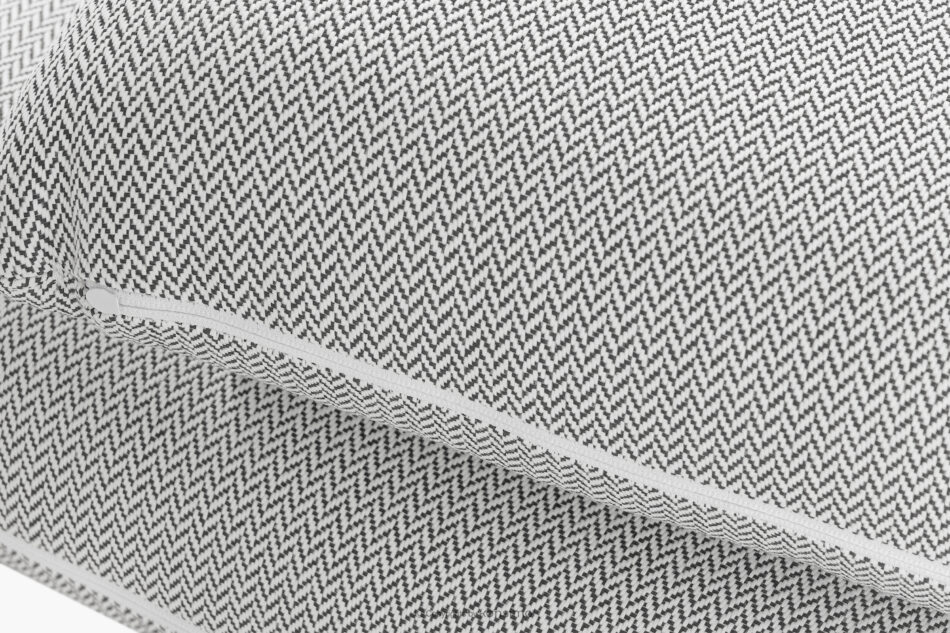 RAMBE Loftowa sofa ogrodowa 2 na metalowych nogach antracytowy/ciemny szary/biały antracytowy/ciemny szary/biały - zdjęcie 8