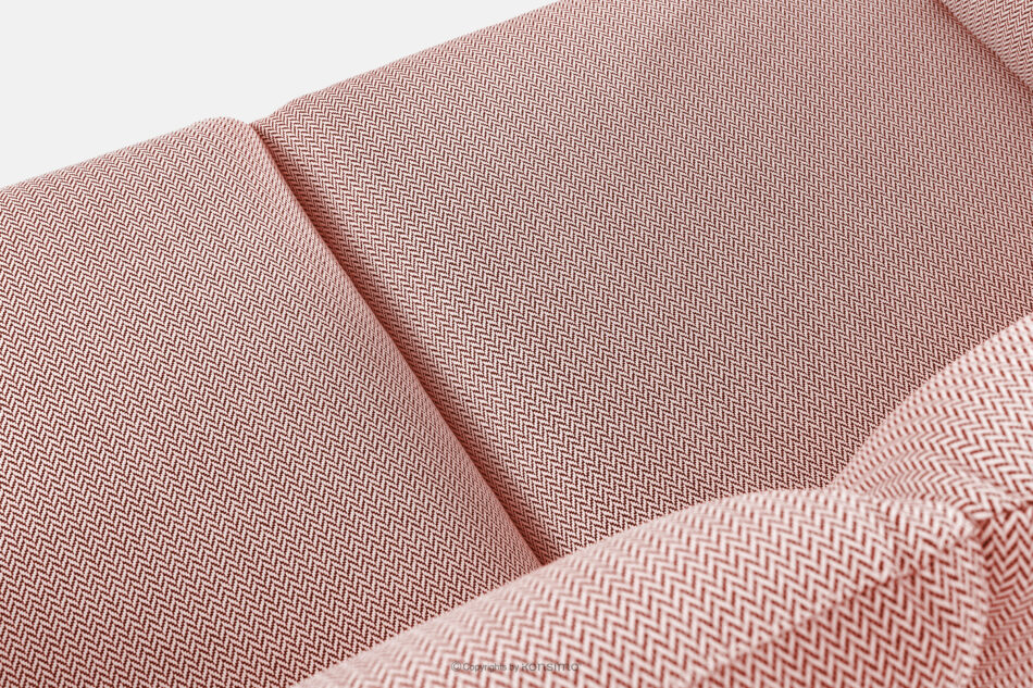 RAMBE Loftowa sofa ogrodowa 2 na metalowych nogach antracytowy/czerwony/biały antracytowy/czerwony/biały - zdjęcie 5