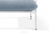 RAMBE Loftowa sofa ogrodowa 3 na metalowych nogach biały/morski/biały biały/morski/biały - zdjęcie 10