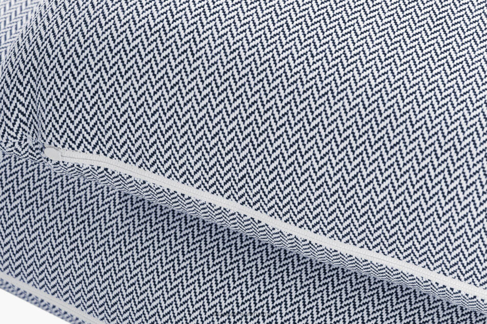 RAMBE Loftowa sofa ogrodowa 3 na metalowych nogach antracytowy/granatowy/biały antracytowy/granatowy/biały - zdjęcie 8