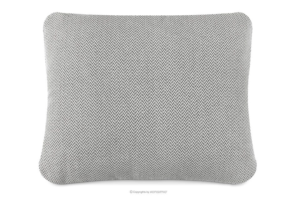 RAMBE Poduszka ogrodowa ciemny szary/biały ciemny szary/biały - zdjęcie 0