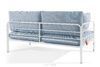 RAMBE Zestaw mebli ogrodowych 2x fotel, sofa dwuosobowa, stolik biały/morski/biały biały/morski/biały - zdjęcie 5