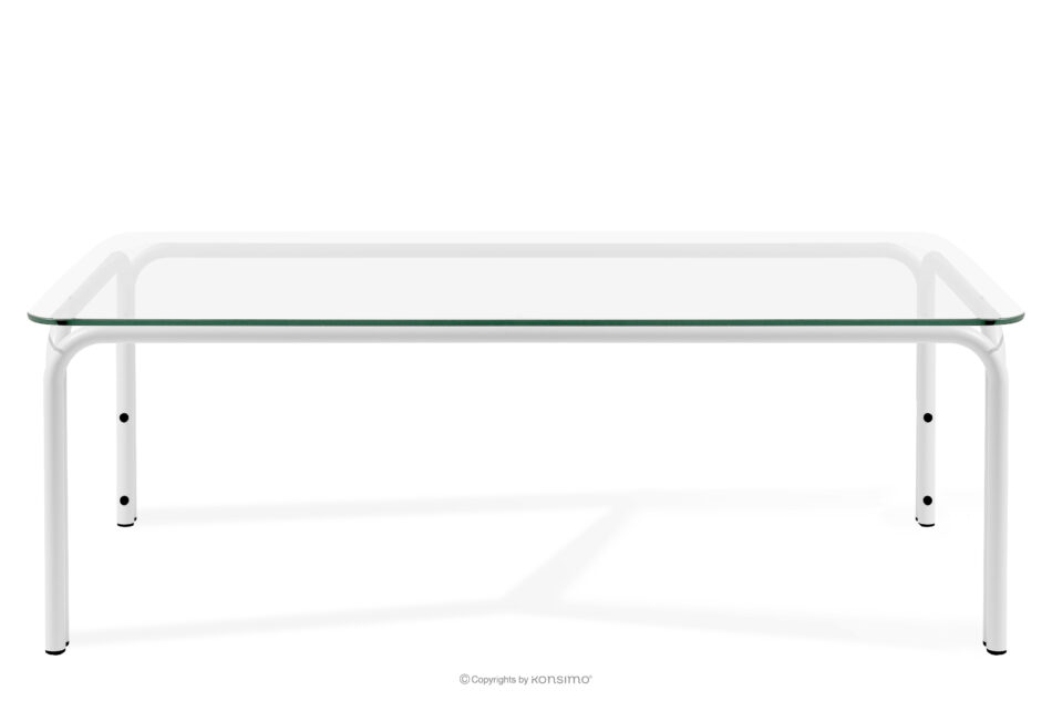 RAMBE Zestaw mebli ogrodowych 2x fotel, sofa trzyosobowa, stolik biały/jasny zielony/biały biały/jasny zielony/biały - zdjęcie 14