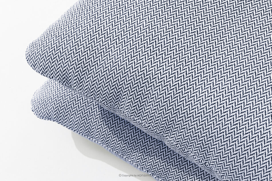 RAMBE Zestaw mebli ogrodowych 2x fotel, sofa trzyosobowa, stolik antracytowy/granatowy/biały antracytowy/granatowy/biały - zdjęcie 11