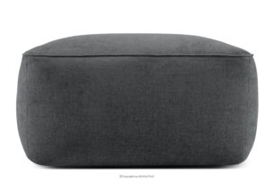 FUBBO, https://konsimo.pl/kolekcja/fubbo/ Miękka pufa w tkaninie plecionej antracytowy antracytowy - zdjęcie