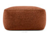 FUBBO Miękka pufa w tkaninie plecionej rudy rudy - zdjęcie 1