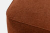 FUBBO Miękka pufa w tkaninie plecionej rudy rudy - zdjęcie 4
