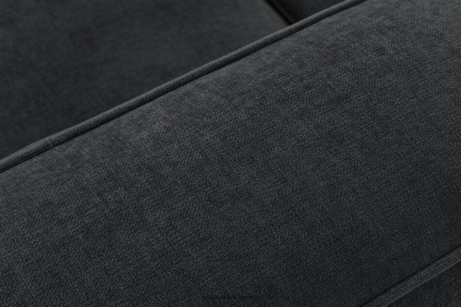 FUBBO Miękka sofa dwuosobowa w tkaninie plecionej antracytowy antracytowy - zdjęcie 9