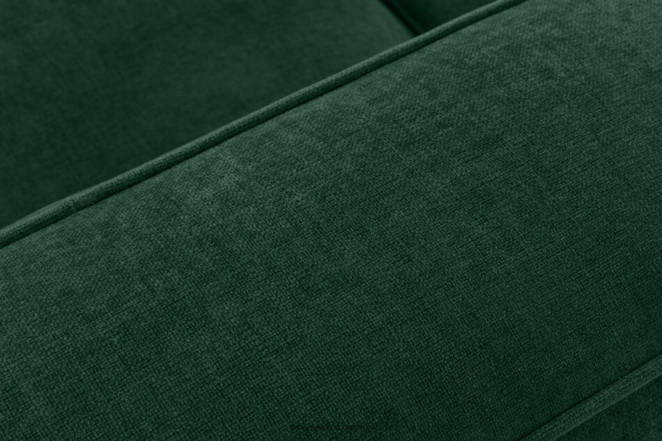 FUBBO Miękka sofa dwuosobowa w tkaninie plecionej ciemny zielony ciemny zielony - zdjęcie 9