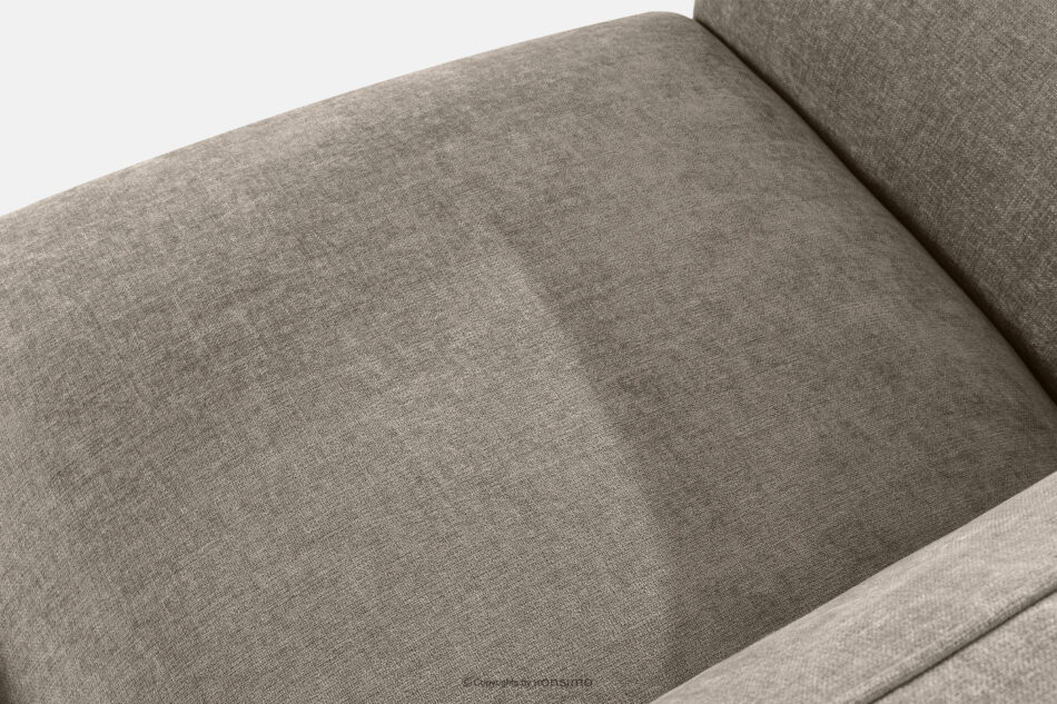 FUBBO Miękka sofa dwuosobowa w tkaninie plecionej beżowy beżowy - zdjęcie 4