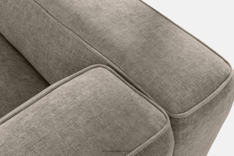 FUBBO Miękka sofa dwuosobowa w tkaninie plecionej beżowy beżowy - zdjęcie 6