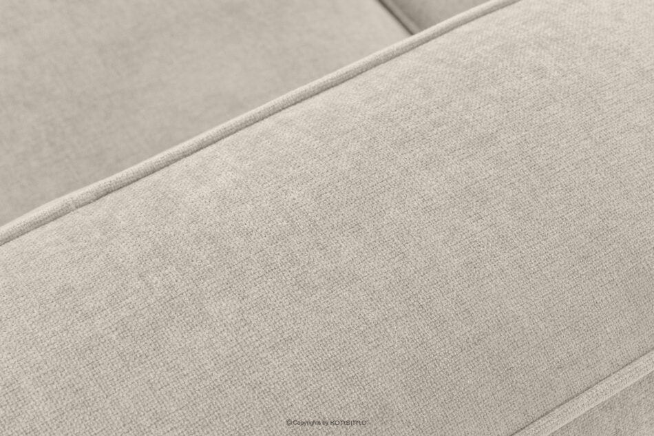 FUBBO Miękka sofa dwuosobowa w tkaninie plecionej ecru ecru - zdjęcie 9