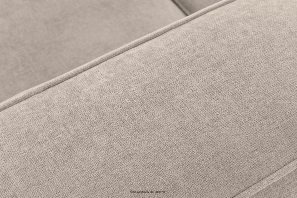 FUBBO Miękka sofa trzyosobowa w tkaninie plecionej kremowy kremowy - zdjęcie 9