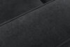 FUBBO Miękki narożnik w tkaninie plecionej lewy antracytowy antracytowy - zdjęcie 10
