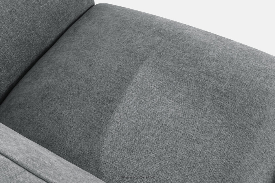 FUBBO Miękki narożnik w tkaninie plecionej lewy szary szary - zdjęcie 4