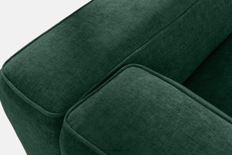 FUBBO Miękki narożnik w tkaninie plecionej lewy ciemny zielony ciemny zielony - zdjęcie 6