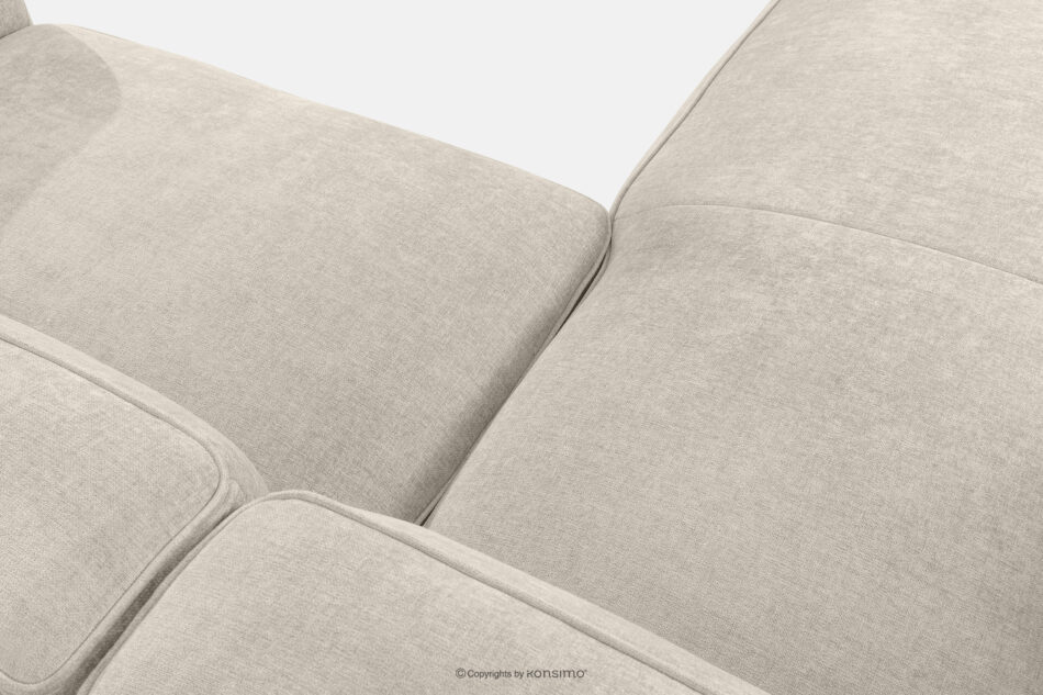 FUBBO Miękki narożnik w tkaninie plecionej lewy ecru ecru - zdjęcie 5