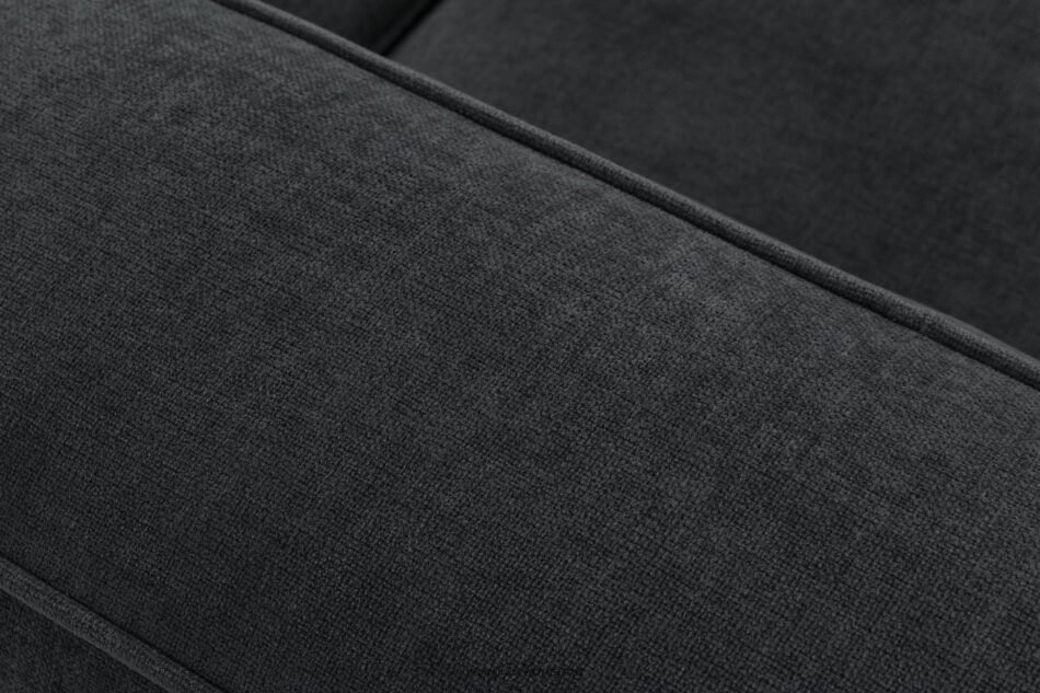 FUBBO Miękki narożnik w tkaninie plecionej prawy antracytowy antracytowy - zdjęcie 9