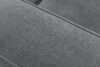 FUBBO Miękki narożnik w tkaninie plecionej prawy szary szary - zdjęcie 10