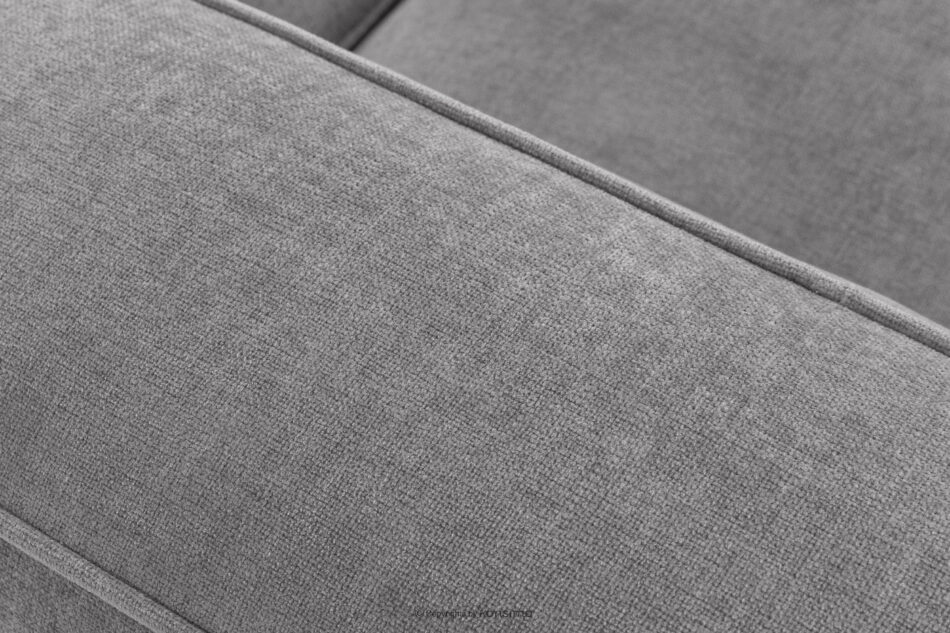 FUBBO Miękki narożnik w tkaninie plecionej prawy jasny szary jasny szary - zdjęcie 9