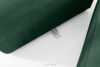 FUBBO Miękki narożnik w tkaninie plecionej prawy ciemny zielony ciemny zielony - zdjęcie 9