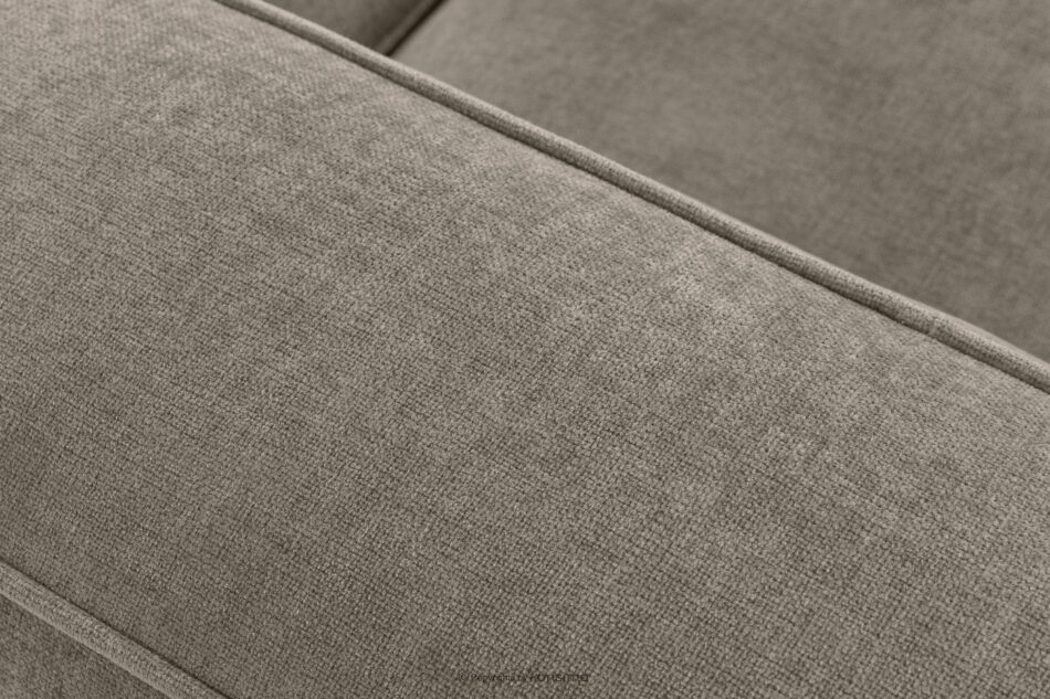 FUBBO Miękki narożnik w tkaninie plecionej prawy beżowy beżowy - zdjęcie 9