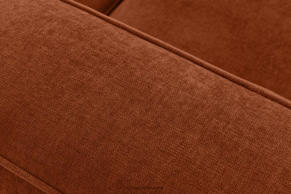 FUBBO Miękki narożnik w tkaninie plecionej prawy rudy rudy - zdjęcie 9