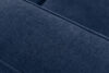 FUBBO Miękki narożnik w tkaninie plecionej prawy granatowy granatowy - zdjęcie 10