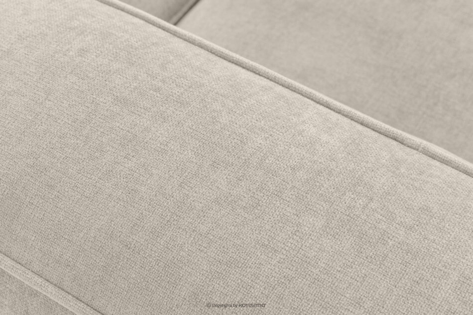 FUBBO Miękki narożnik w tkaninie plecionej prawy ecru ecru - zdjęcie 9