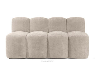 BRESCO, https://konsimo.pl/kolekcja/bresco/ Ławka tapicerowana do jadalni 160 cm tkanina szenil beżowy beżowy - zdjęcie