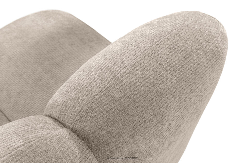 BRESCO Ławka tapicerowana do jadalni 160 cm tkanina szenil beżowy beżowy - zdjęcie 6